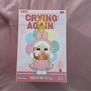 Pop Mart Cry Baby Crying Again Vinyl Face Plush Blind Box - New/Unopened